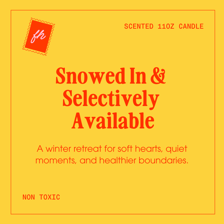Snowed In, Selectively Available Candle | 11oz Glass Candle