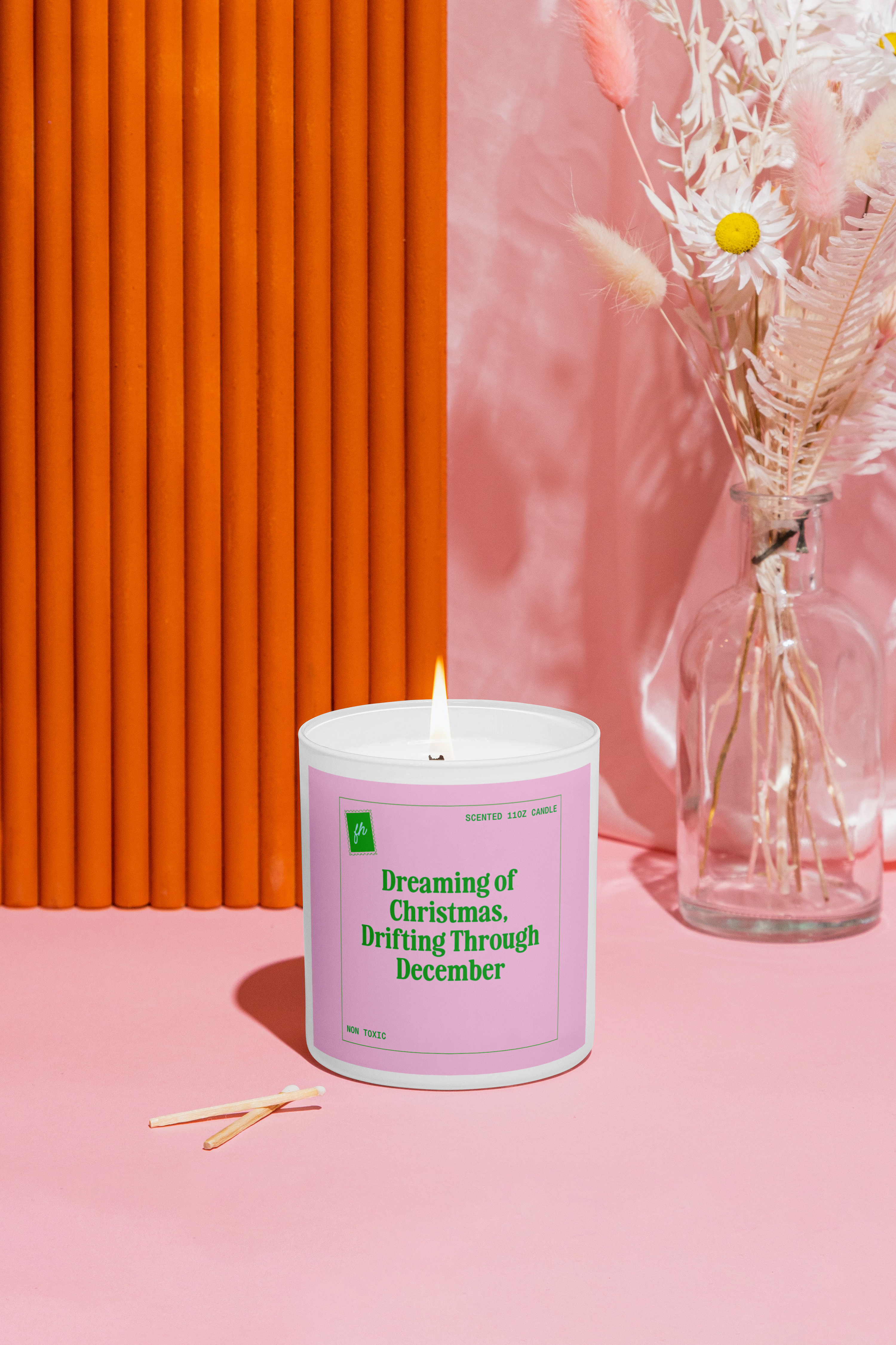 Dreaming of Christmas, Drifting Through December Candle | Glass Candle 11oz