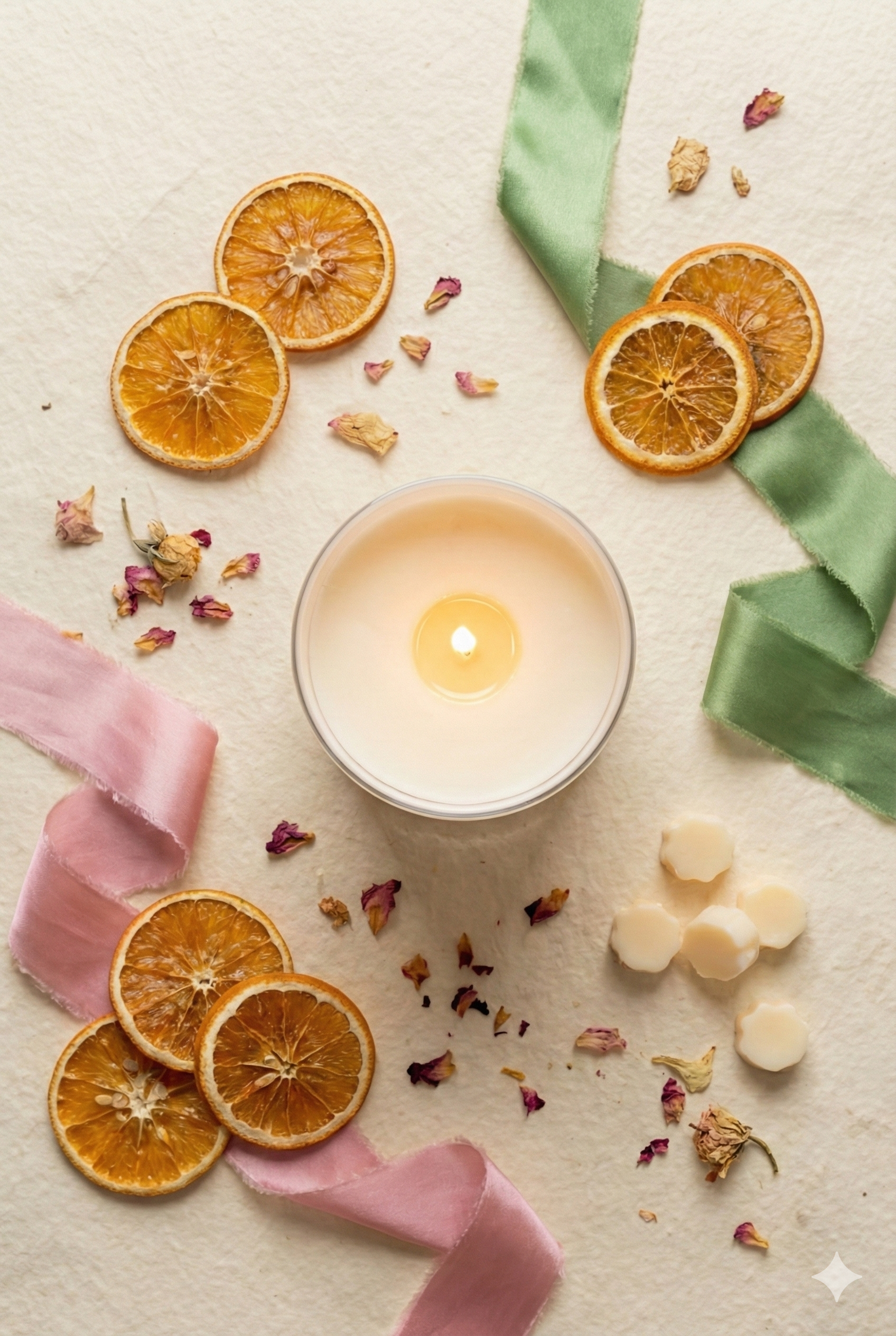 Bows & Bare Minimums Glass Candle | 11oz scented soy candle