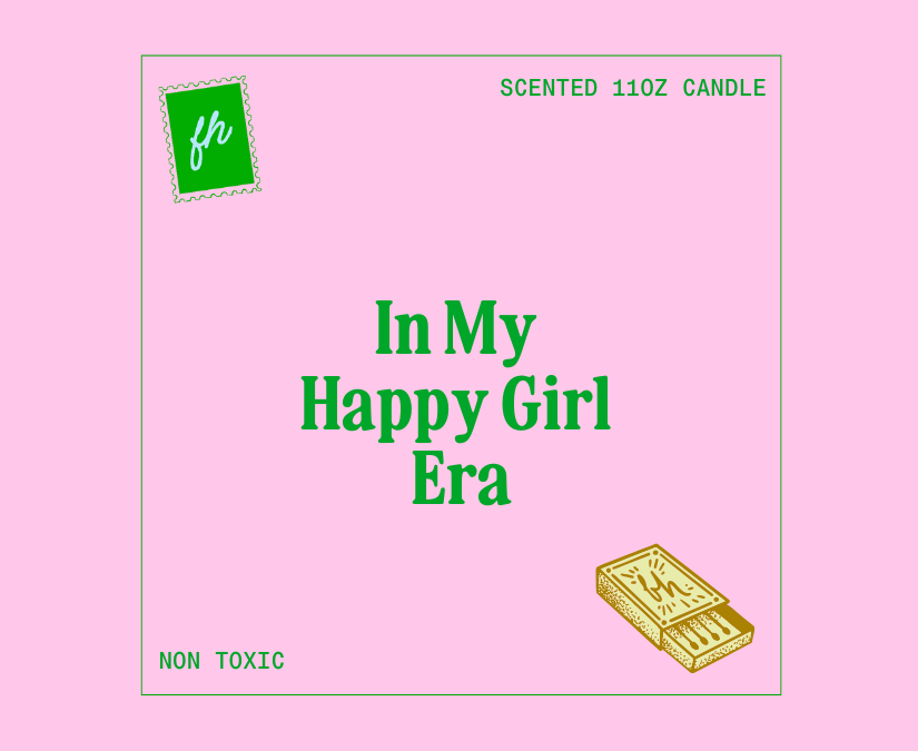 In My Happy Girl Era Candle | 11oz Glass Scented Candle